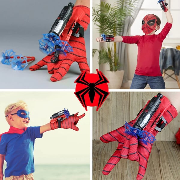 Spider Web Launcher Legetøj (Bliv en superhelt)