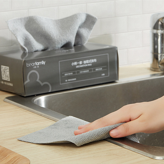 Retractable Absorbent Microfiber Towels