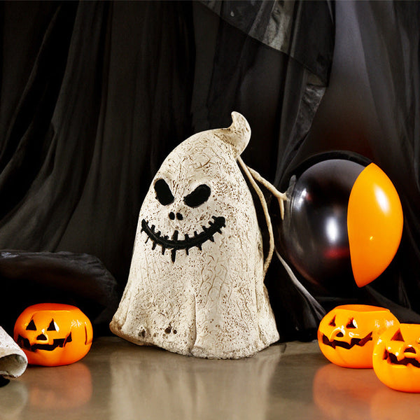 Halloweendekoration | Græskarhoved- eller spøgelsesfigurer