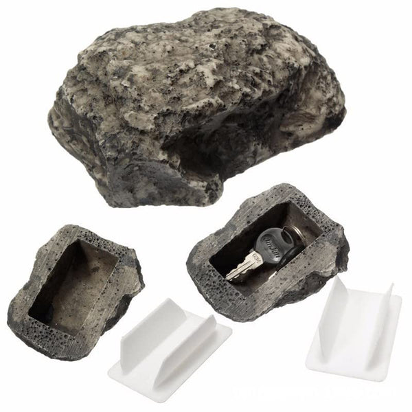 Hide-a-Spare-Key Fake Rock Imitation Stone Key Box